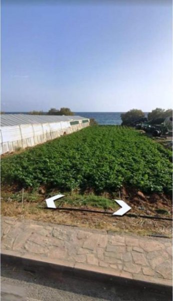 Koutsouras Südostkreta, Koutsouras: Baugrundstück direkt am Meer zu verkaufen Grundstück kaufen